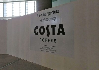 Trabajos para Costa Coffee en el Aeropuerto de Málaga