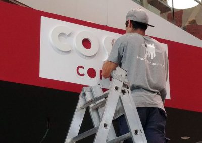 Trabajos para Costa Coffee en el Aeropuerto de Málaga