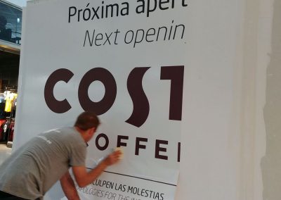 Trabajos para Costa Coffee en el Aeropuerto de Málaga