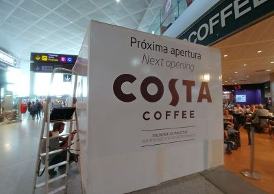 Trabajos para Costa Coffee en el Aeropuerto de Málaga