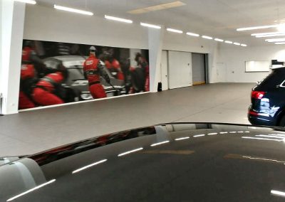 Fotografías de gran-formato en nuevas instalaciones de Audi Safamotor