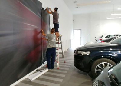 Fotografías de gran-formato en nuevas instalaciones de Audi Safamotor