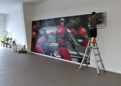 Fotografías de gran-formato en nuevas instalaciones de Audi Safamotor