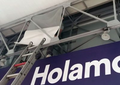 Rótulos, corpóreos con iluminación y vinilos para Holamotor