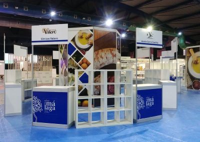 Vinilado de stands para Sabor a Málaga en el Salón de Innovación en Hostelería H&T