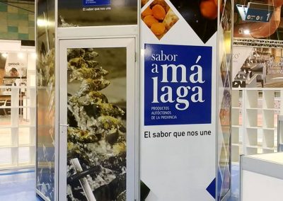 Vinilado de stands para Sabor a Málaga en el Salón de Innovación en Hostelería H&T