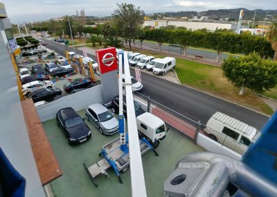 Vinilos para concesionario Nissan Safamotor en Vélez-Málaga