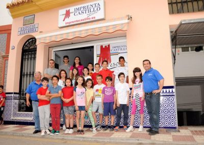 Visita del CEIP El Hacho a Imprenta Castillo