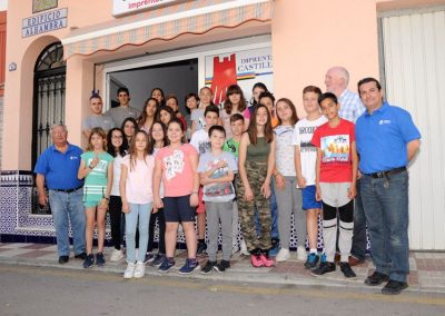 Visita del CEIP El Hacho a Imprenta Castillo