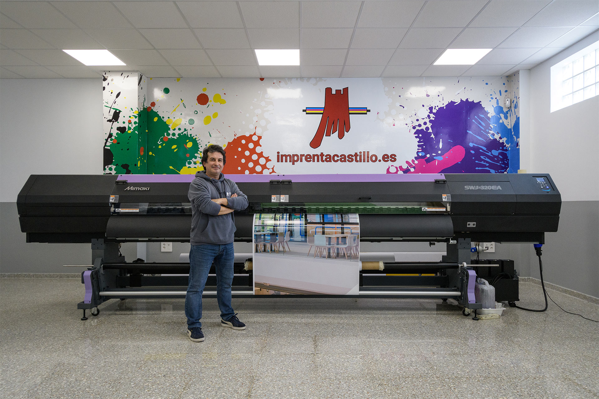 Nueva máquina de producción Mimaki SWJ-320EA