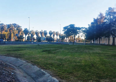 Instalación de vallas y gráficas para JFT Comunicación en el Aeropuerto de Sevilla