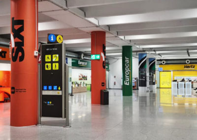 Vinilos para columnas del Aeropuerto de Sevilla