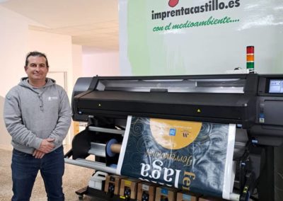 Imprenta Castillo adquiere una impresora HP Latex 570 con tintas 100% ecológicas
