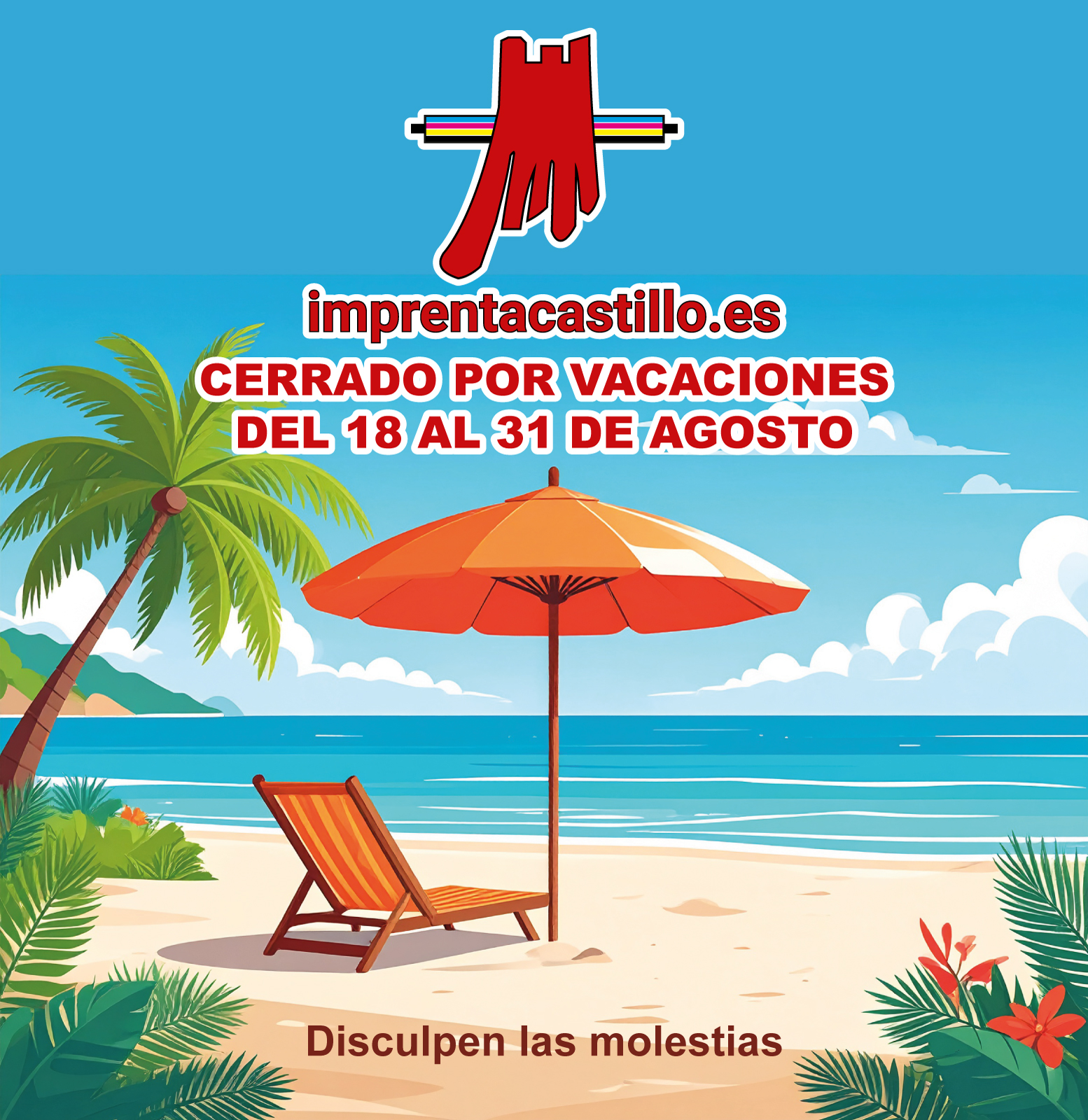 Cerrado por vacaciones