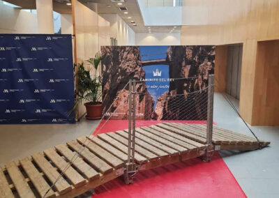 Diputación de Málaga: 10º aniversario del Caminito del Rey. Popup.