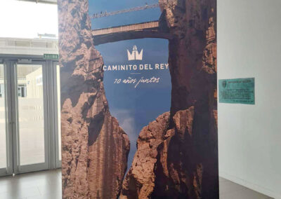 Diputación de Málaga: 10º aniversario del Caminito del Rey. Foam entrada.