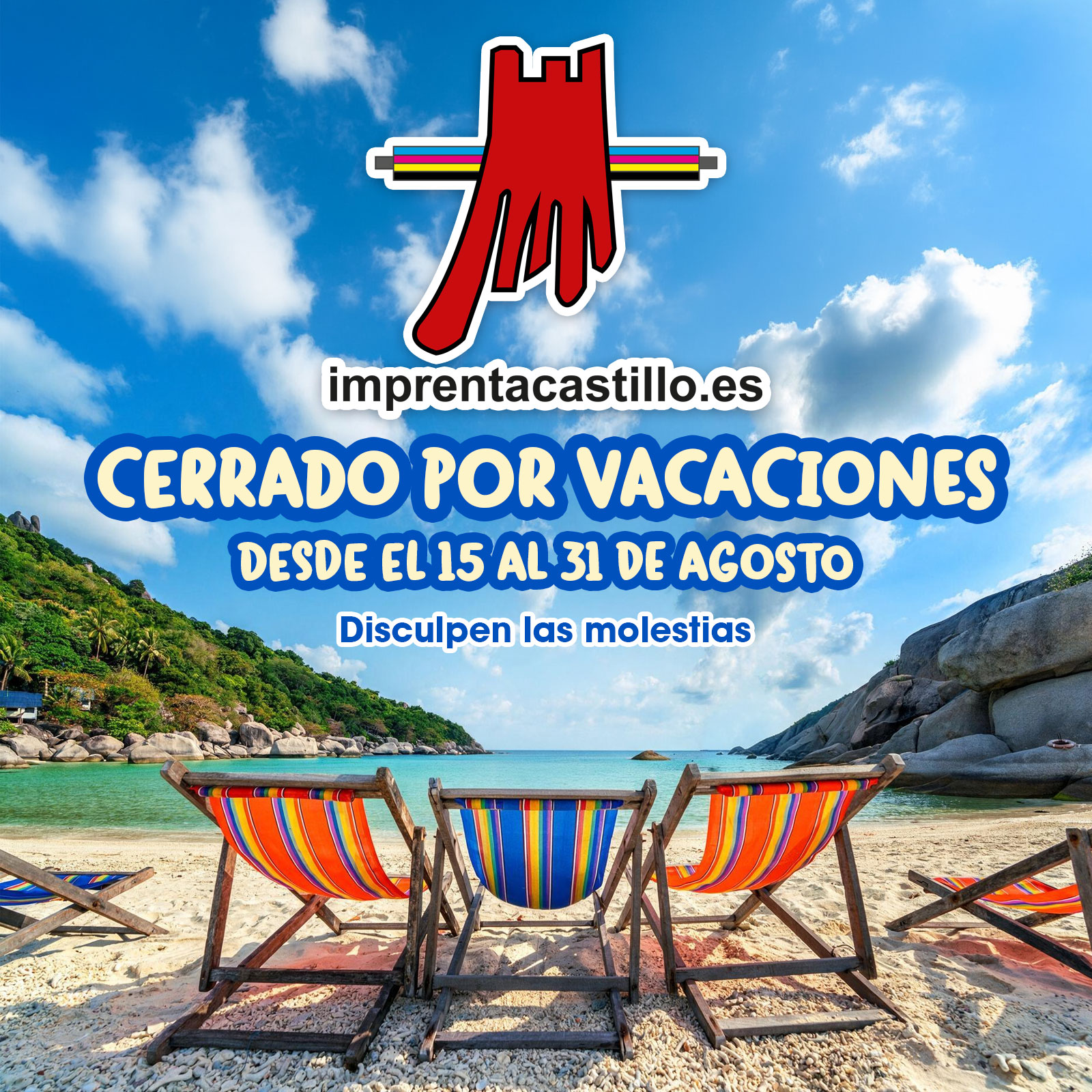 Cerrado por vacaciones
